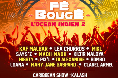 Gagnez des invitations pour le concert « Fé bougé l'océan indien » !