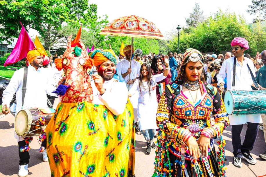 Holi, la fête indienne des couleurs au Jardin d'Acclimatation