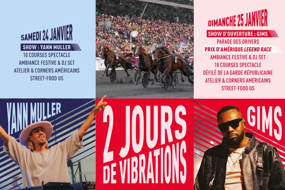 Le Prix d’Amérique version festival avec Gims et Yann Muller en têtes d’affiche !