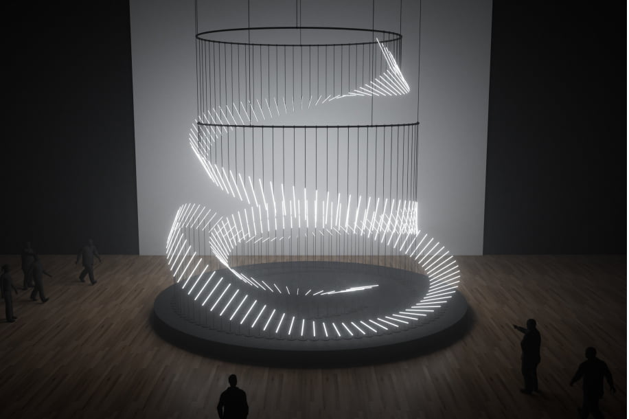 Into the Light, 3000 m² d’art lumineux pour une expérience hors norme