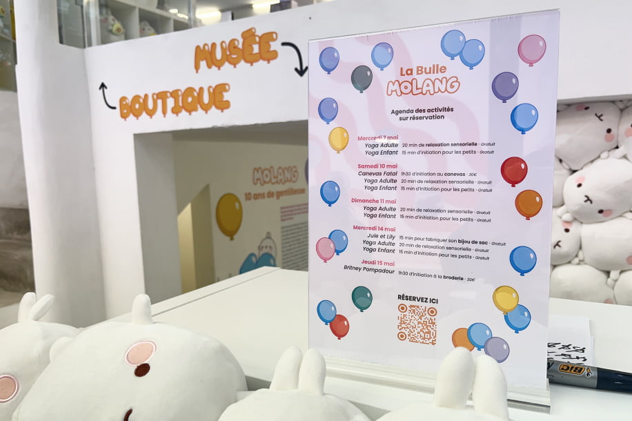 Molang débarque à Paris pendant 10 jours : expo, ateliers et mignonnerie à gogo !