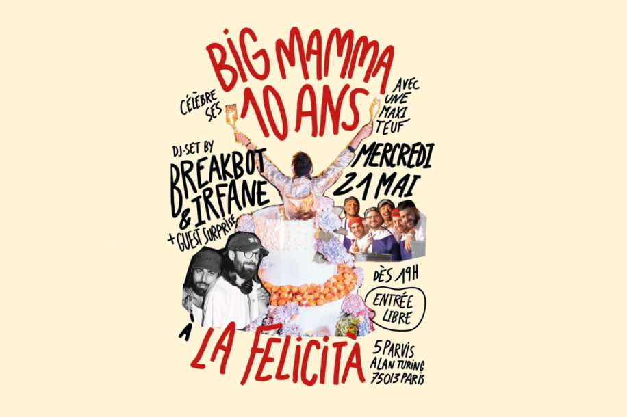 big mamma 10 ans felicita soiree gratuite paris 1