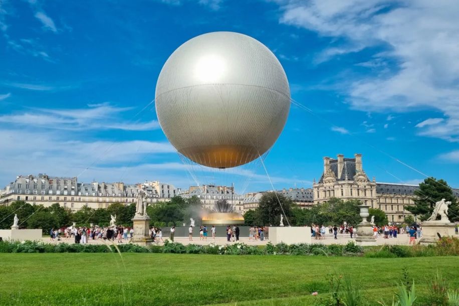 La vasque olympique revient cet été aux Tuileries : envol tous les soirs !