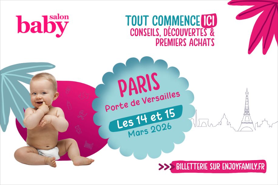 Bon plan pour les jeunes parents : l’entrée du Salon Baby à  50 % !
