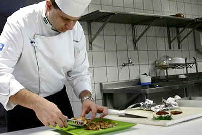 Leçon de cuisine sur 