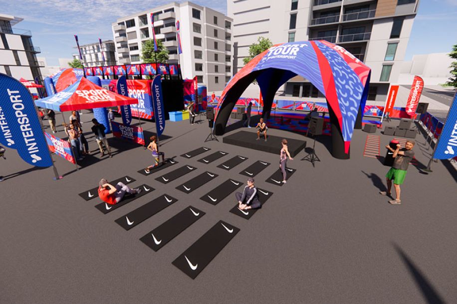 Venez tester vos skills au village sportif gratuit d’Intersport et Nike