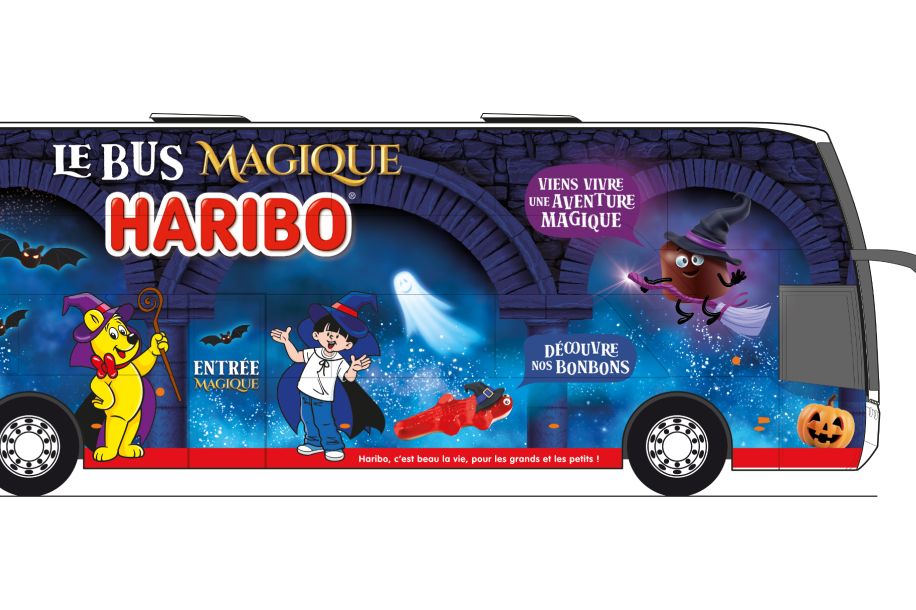Illusions, bonbons et photobooth : l’expérience du Bus Magique HARIBO