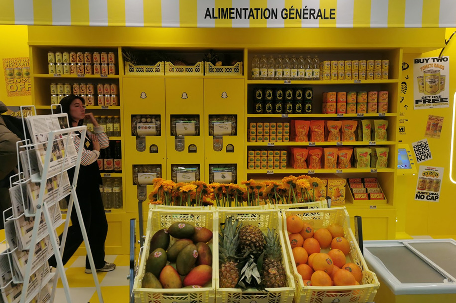 SupermARket : le pop up immersif de Snapchat au Citadium Haussmann