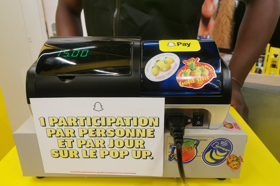 SupermARket : le pop up immersif de Snapchat au Citadium Haussmann
