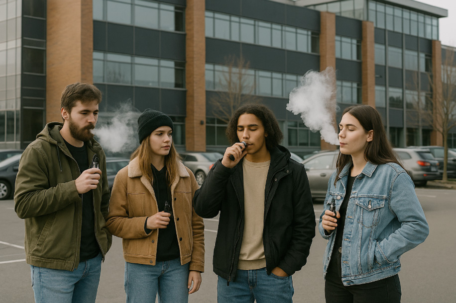 vapoter exterieur