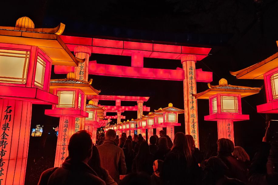 Lanternes, sakuras et pop culture : le parcours lumineux du Jardin d’Acclimatation