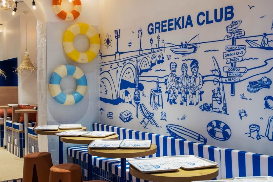 100 kegrés offerts et cuisine méditerranéenne : Greekia ouvre à Paris