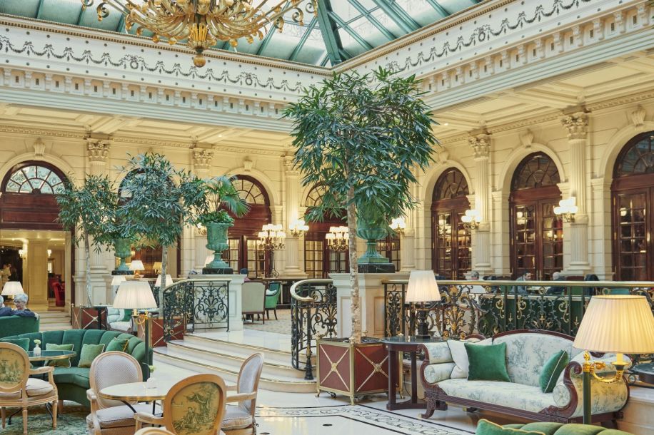 La Verrière, immense atrium lumineux au cœur d’un palace centenaire