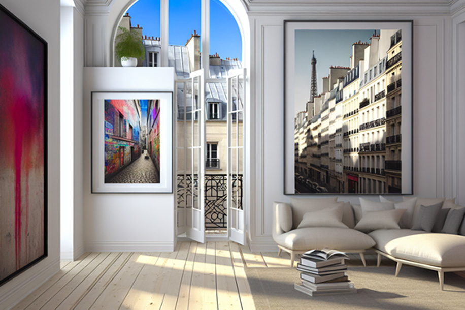 Comment les quartiers de Paris inspirent la déco murale à la maison