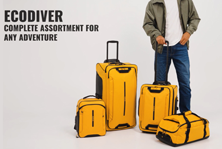 Voyager léger avec Samsonite : deux formats Ecodiver idéals pour le train et l’avion