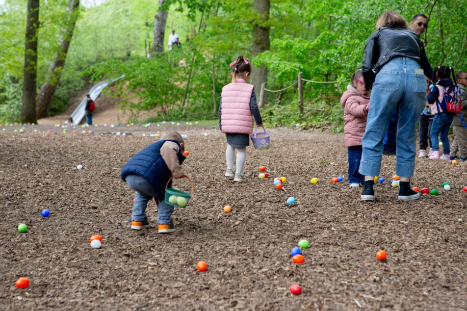 Chasse aux œufs géante au cœur du parc animalier de Thoiry