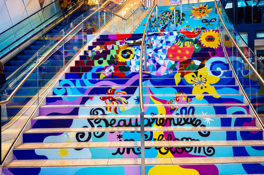 Un coin de nature version arty à Beaugrenelle avec photocall gratuit