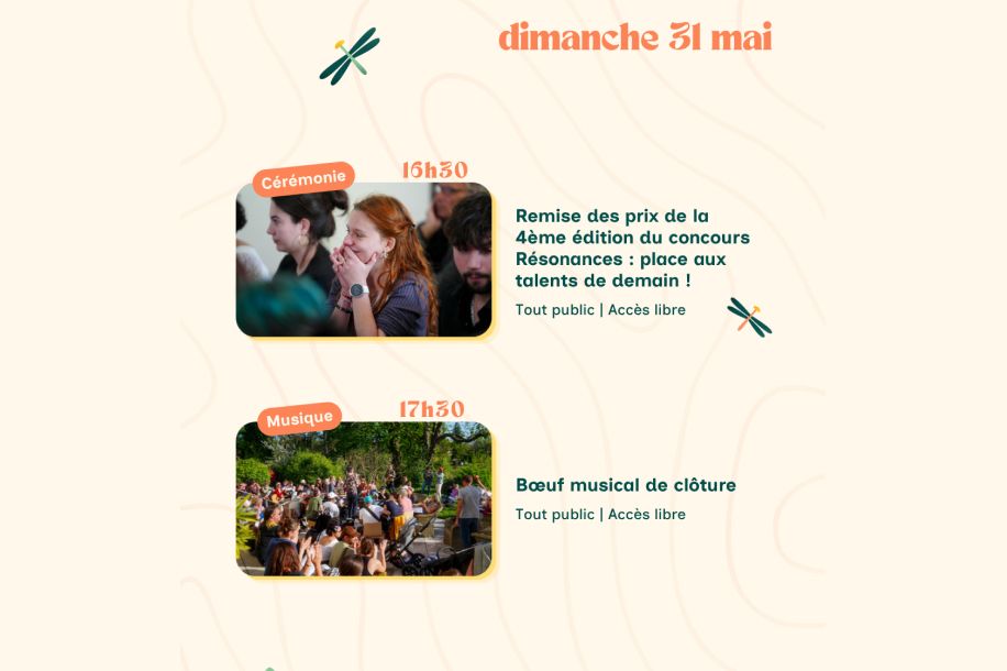 Ateliers, concerts et expo : découvrez le programme gratuit du Festival Résonances !