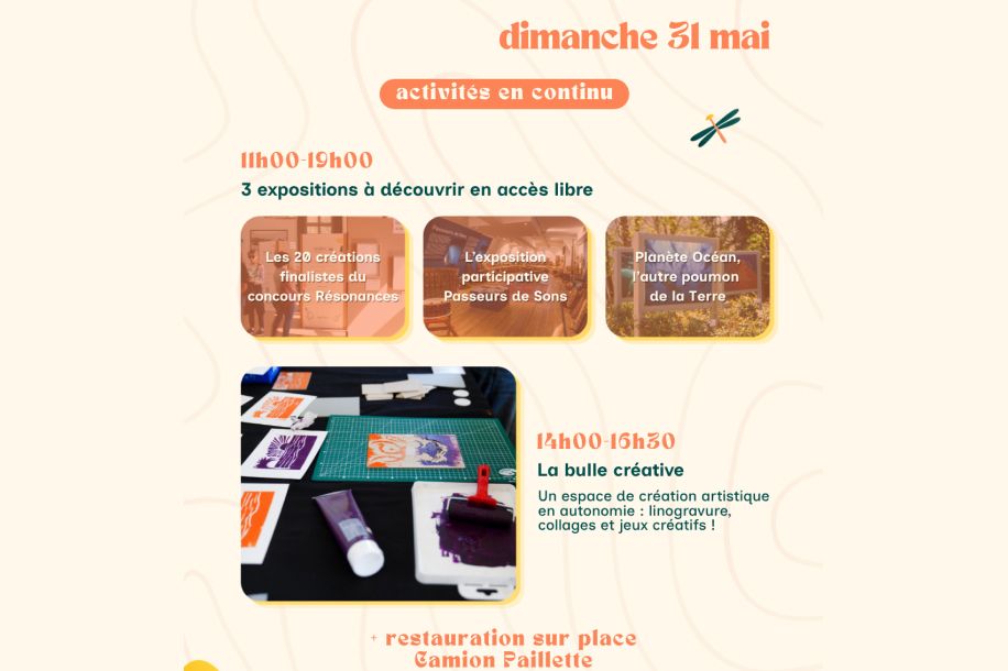 Ateliers, concerts et expo : découvrez le programme gratuit du Festival Résonances !