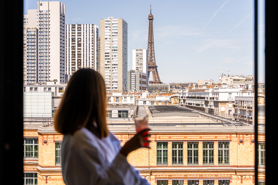 Le Quinzerie : rooftop vue Tour Eiffel, spa insolite et jardin caché