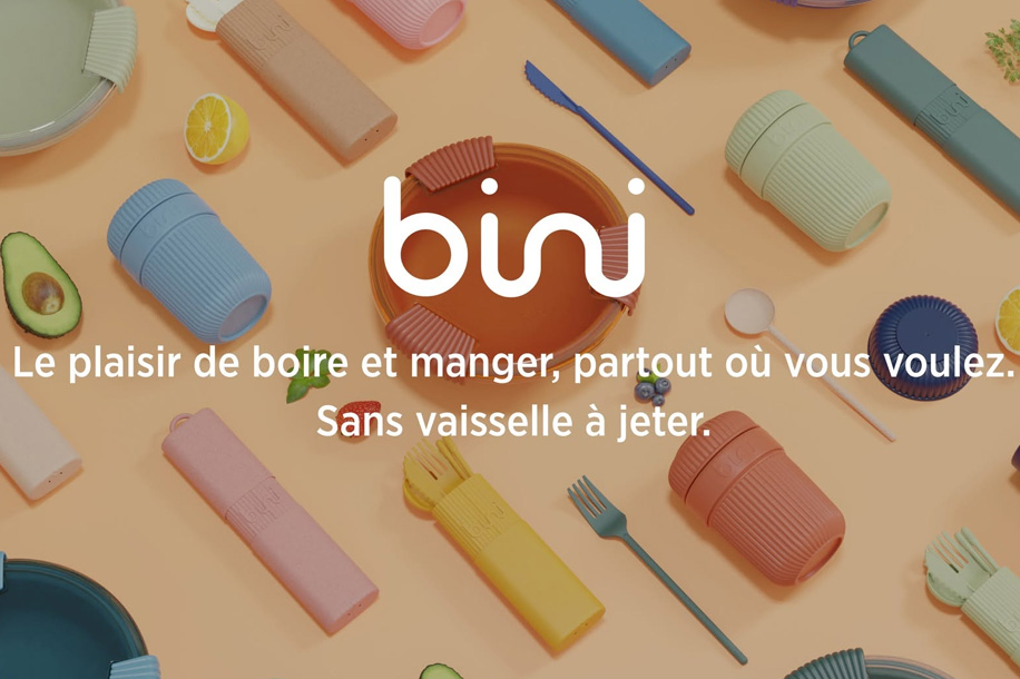 bini vaisselle reutilisable