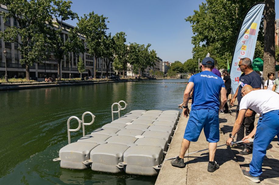 La baignade est autorisée dans le canal Saint Martin pendant la canicule !