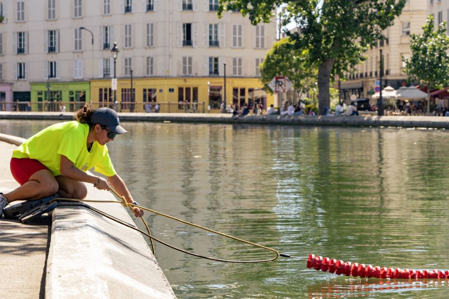 La baignade est autorisée dans le canal Saint Martin pendant la canicule !
