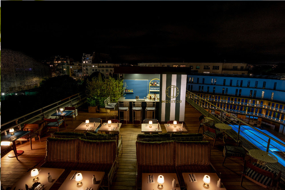 Le Rooftop Molitor dévoile sa nouvelle ambiance méditerranéenne