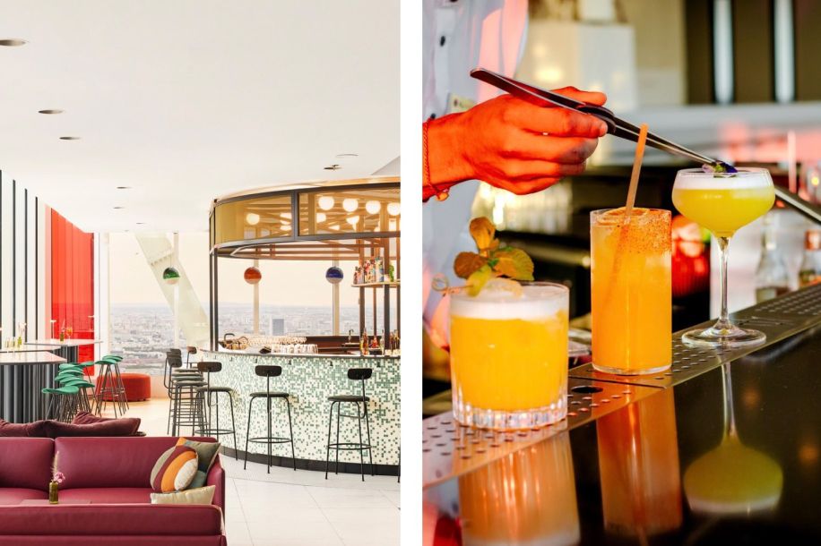 Dîner français et skybar panoramique au H4 Wyndham Paris Pleyel pour 55 €