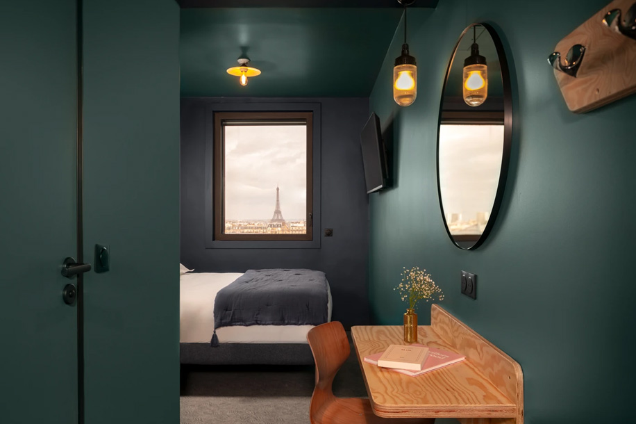 À Paris, cet hôtel écolo propose aussi un rooftop, un brunch et des espaces ouverts à tous
