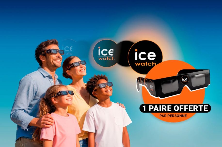 eclipse solaire 12 aout lunettes gratuites ice watch paris