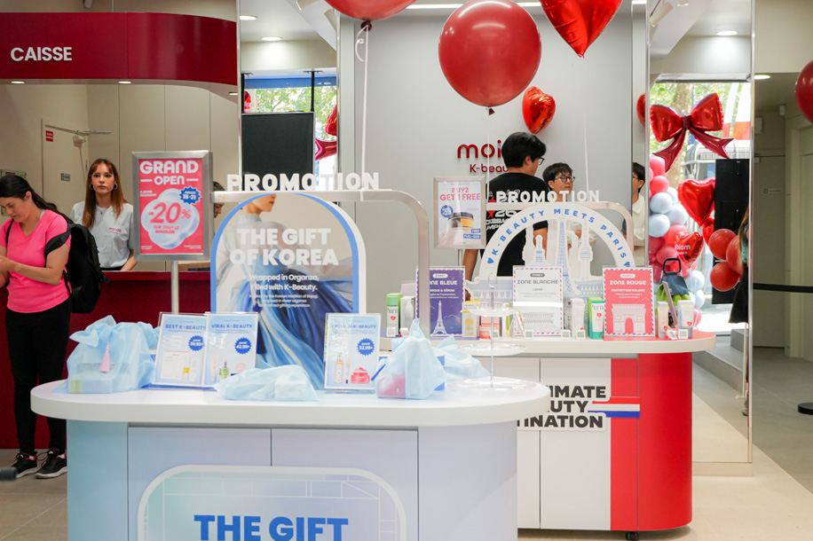 K Beauty : Moida ouvre le plus grand concept store d’Europe sur les Champs Élysées