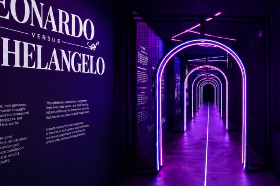 Leonardo versus Michelangelo, la nouvelle exposition immersive de la Défense