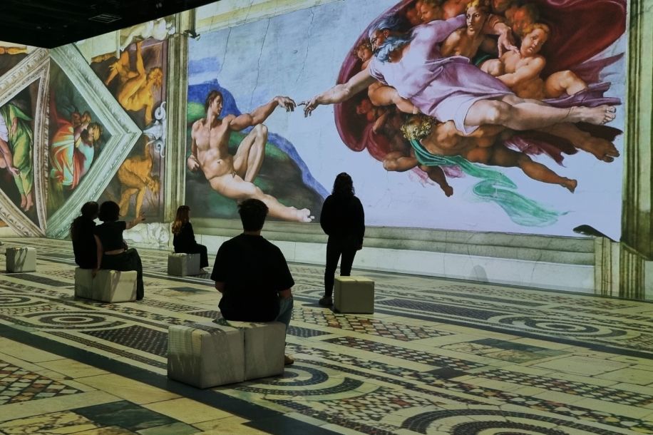 Leonardo versus Michelangelo, la nouvelle exposition immersive de la Défense