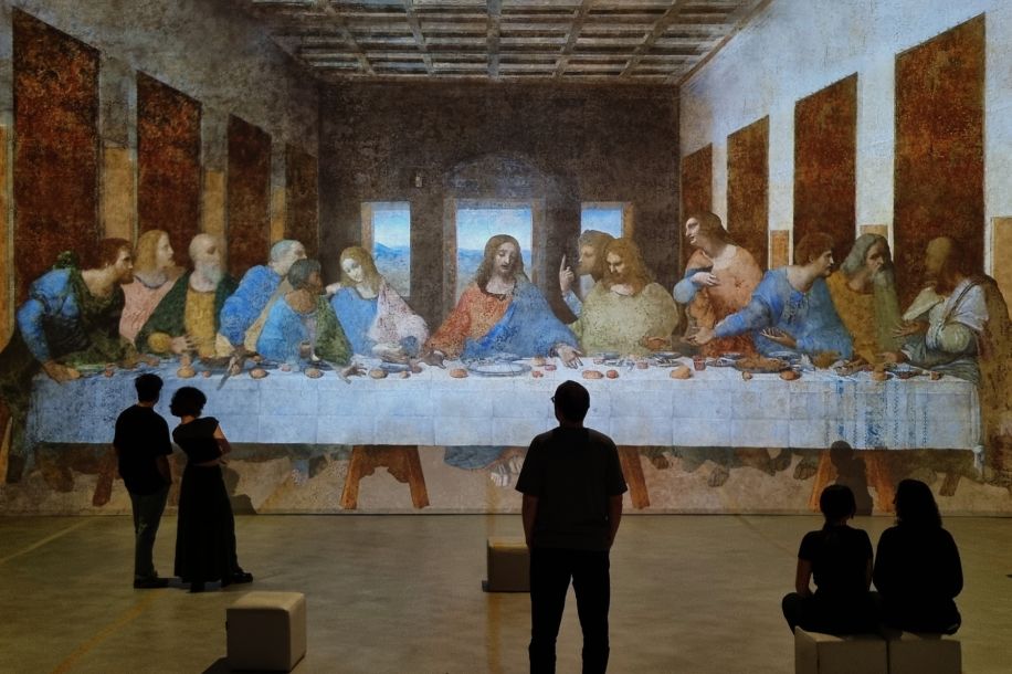 Leonardo versus Michelangelo, la nouvelle exposition immersive de la Défense