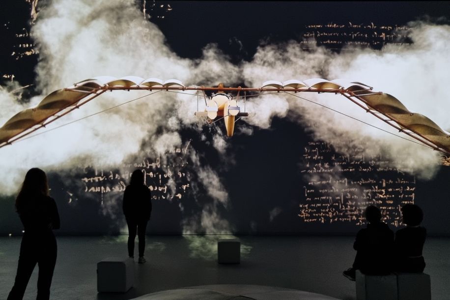 Leonardo versus Michelangelo, la nouvelle exposition immersive de la Défense