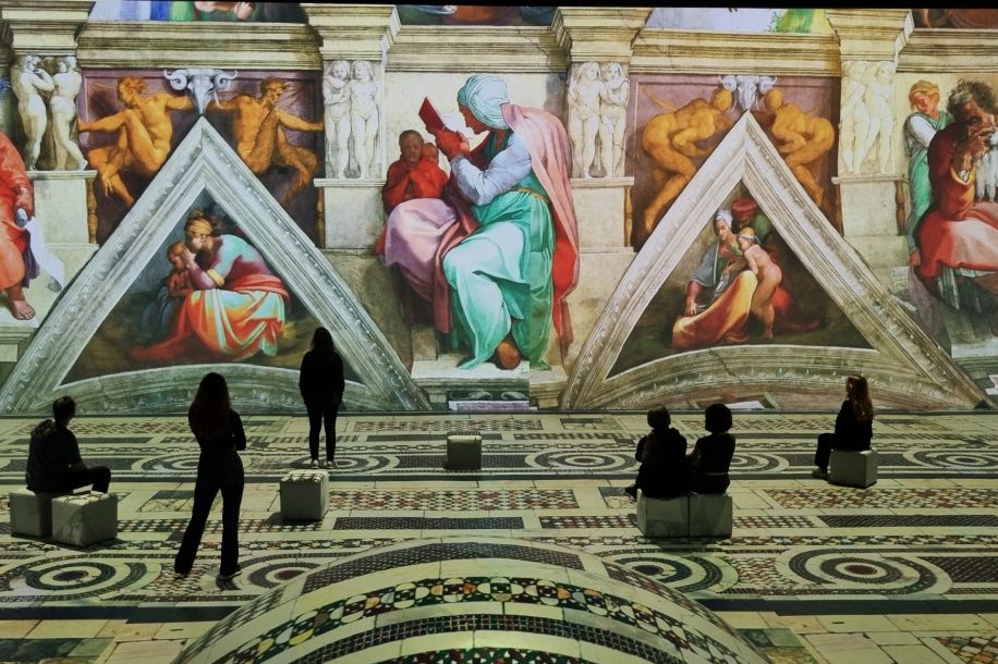 Leonardo versus Michelangelo, la nouvelle exposition immersive de la Défense