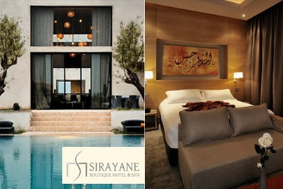 Calme, luxe et design à Marrakech pour deux personnes 3 jours / 2 nuits au Sirayane pour seulement 279 euros au lieu de 565 euros