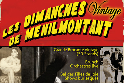 Brocante vintage, spectacle burlesque et bal à 4 €