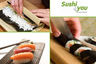 Apprenez à confectionner des sushis, des makis et des californias comme un vrai chef japonais et repartez avec vos préparations pour 29 euros au lieu de 60 avec Sushi4you