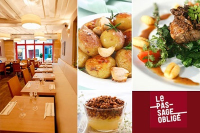 Offre duo : 2 entrées + 2 plats + 2 coupes de champagne pour 29 € au Pas Sage Obligé