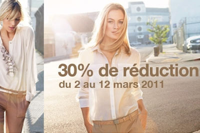 30 % de réduction chez Gap 