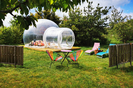 Week-end insolite : dormir dans une bulle entourée de nature