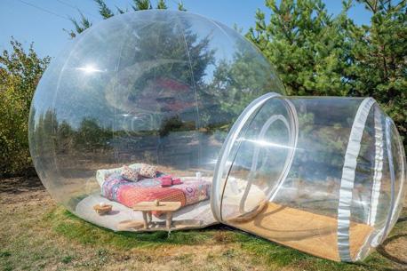 Week-end insolite : dormir dans une bulle entourée de nature