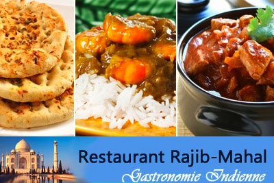 Découvrir les spécialités indiennes de la carte du Rajib Mahal ! 5 € le bon d'achat d'une valeur de 15 € 