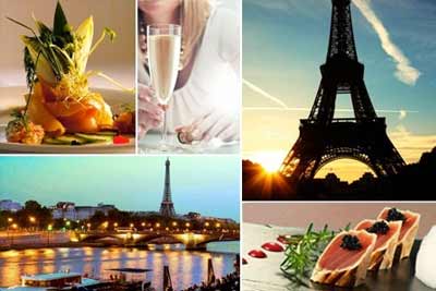 Diner sur la Seine pour 2 avec repas, coupes de champagne à 159 € au lieu de 360 €