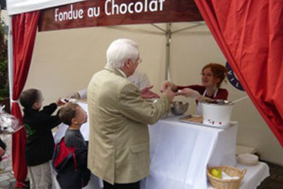 Fondue au chocolat gratuite pour tous