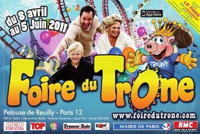 La Foire du Trône ! Offrez vous un Pass de 21 tickets à 28 € au lieu de 75 €