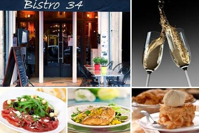 Offre duo ! 2 entrées, 2 plats, 2 desserts et 2 flûtes de champagne pour 29 € au lieu 68 €