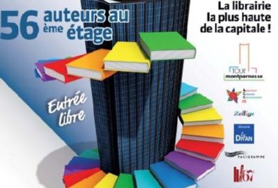 Un salon du livre gratuit au 56ème étage de la Tour Montparnasse ! 